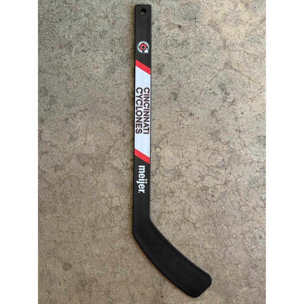 Cincinnati Cyclones ECHL Hockey Souvenir Mini Stick Black Plastic Meijer‎ Logo